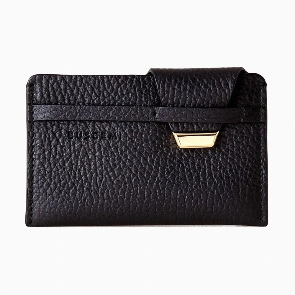 Buscemi Men's Black Leather Wallet NIB